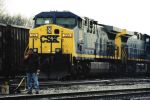 CSX 529 with an empty hopper train